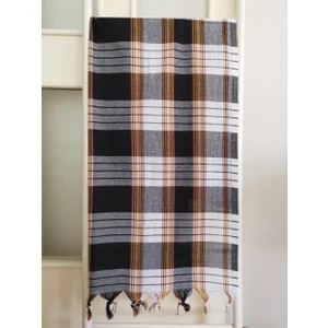 Hamam Peştemali 80X180 Peştemal, Siyah-Beyaz Klasik