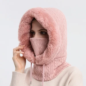 Kapüşonlu Kar Maskesi -Pembe (Yurt Dışından)