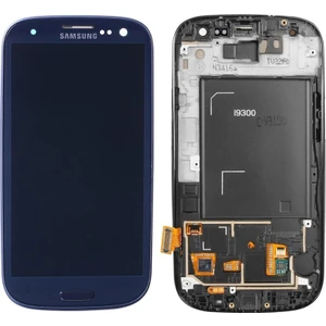 Samsung Galaxy S3 I9300 Ekran Dokunmatik Çıtalı Orj - Mavi
