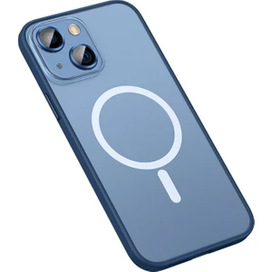 Magsafe Telefon Kılıfı Apple iPhone 13 Koyu Mavi (Yurt Dışından)