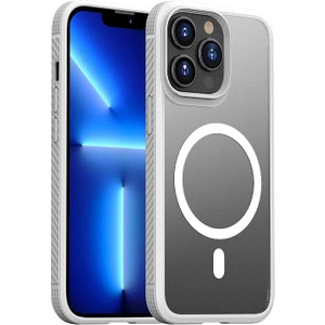 Magsafe Manyetik Telefon Kılıfı Apple iPhone 13 Pro Gri Için (Yurt Dışından)