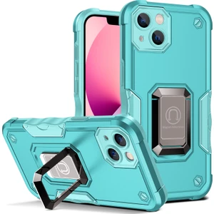Halka Tutucu Zırh Kılıf Apple iPhone 13 Nane Yeşil (Yurt Dışından)