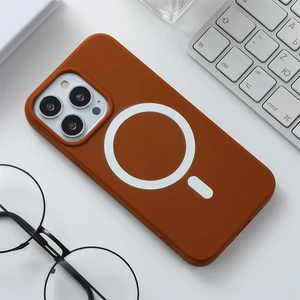 Magsafe Telefon Kılıfı Apple iPhone 13 Pro Kahverengi Için (Yurt Dışından)
