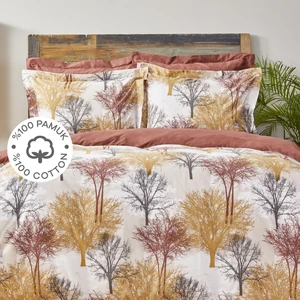 Sarah Anderson Fun Tree %100 Pamuk Tek Kişilik Nevresim Takımı
