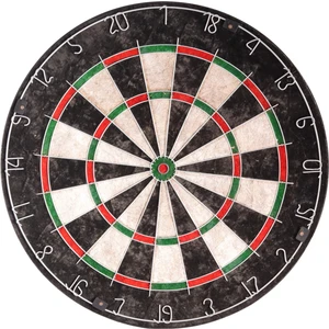 Sisal Dart Seti 45 Cm (18 İnç) Büyük Boy + 6 Dart Oku (18 Gr) Hedef Tahtası