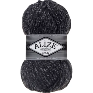 Superlana Maxi El Örgü Ipi Renk KODU:800-JASPE Antrasit