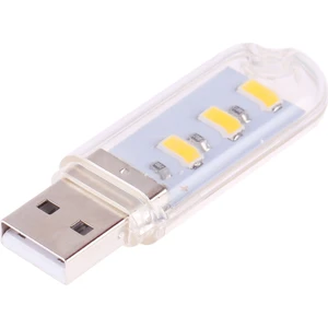 3 LED 5730 Smd USB LED Kitap Işığı Taşınabilir Gece Lambası (Beyaz Işık) (Yurt Dışından)