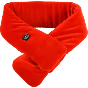 Üç Sıcaklık Ayarlı Isıtmalı Eşarp - Kırmızı (Yurt Dışından)