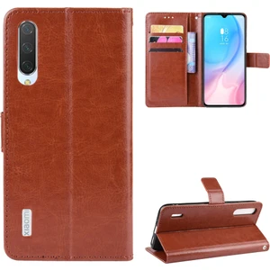 EX Beauty Deri Cüzdanlı Xiaomi Mi A3 Için Telefon Kılıfı - Kahverengi  (Yurt Dışından)