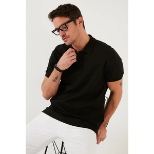 Pamuklu Slim Fit Düğmeli Polo T Shirt Erkek Polo 5902281