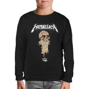 Lordd  T-Shirt   Metallica - One Siyah Çocuk Sweatshirt