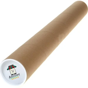 Postüp Silindir Kutu 5 cm x 50 cm Poster Afiş Harita Gönderi Tüpü