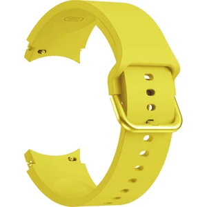 Samsung Galaxy Watch 4 Classic 46MM Kordon Solid Silicone Band Sarı
