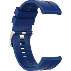 Huawei Watch Gt3 42MM Kordon, Silicone Rapidbands Lacivert