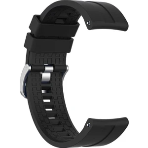 Huawei Honor Magic Watch 2 42MM Kordon, Silicone Rapidbands Siyah