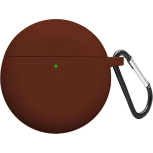 Huawei Freebuds 4 Mat Silikon Kılıf Kahverengi