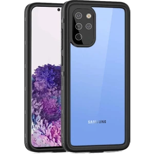 Samsung Galaxy S20 Plus Kılıf Waterproof 360 Full Body Protective Siyah