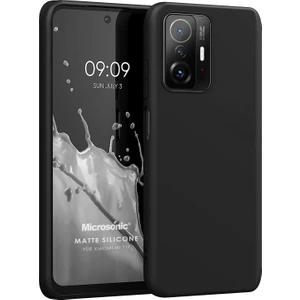 Matte Silicone Xiaomi Mi 11T Pro Kılıf Siyah