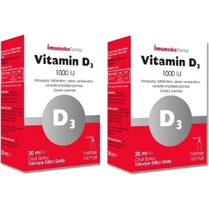 Farma 1000 Iu Vitamin D3 Içeren Sprey 20 ml x 2 Adet