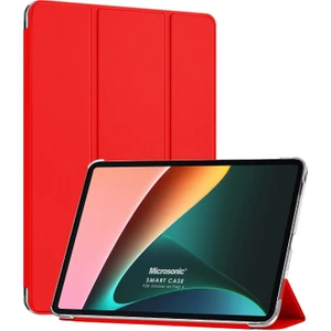 Xiaomi Mi Pad 5 Smart Case ve Arka Kılıf Kırmızı