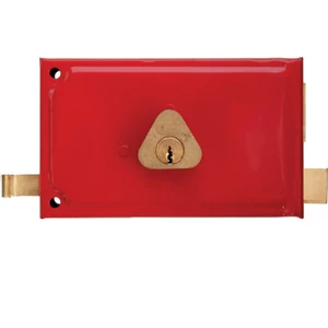 Tirajlı Demir ve Ahşap Kapı Kilidi-14 cm