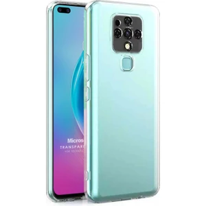 Tecno Camon 16 Kılıf Transparent Soft Beyaz