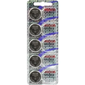100 Adet Maxell CR2032 Orjinal Hologram 3V Lityum Para Pil 5 Li Blister
