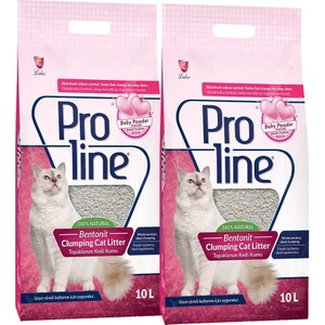 Bebek Pudralı Ince Taneli Kedi Kumu 10 Lt x 2
