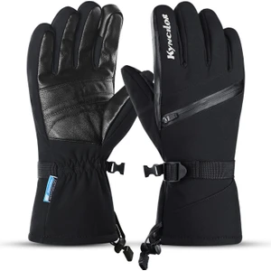 Kış Kayak Eldivenleri Su Geçirmez Rüzgar Geçirmez Eldivenler (Yurt Dışından)