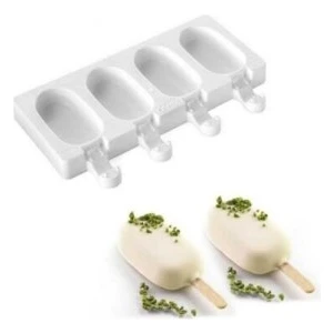 Pastry Planet 4 Lü Mini Magnum Silikon Dondurma Kalıbı