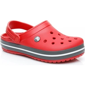 11016-6EN Crocband Terlik Kırmızı Siyah V5