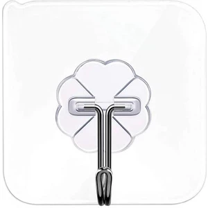 Homecare Lionzio Şeffaf Yapışkanlı Askı 6x6 cm