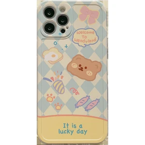 EX Beauty Ins Japonya ve Güney Kore Lingge Bear IPHONE13 Için Telefon Kılıfı    (Yurt Dışından)