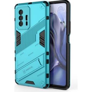 Shin-Wo Xiaomi Mi 11T/MI 11T Pro Kılıf Sert Kickstand Darbeye Dayanıklı Telefon Kılıfı (Yurt Dışından)