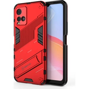Shin-Wo Vivo Y21S Kılıf Sert Kickstand Darbeye Dayanıklı Telefon Kılıfı (Yurt Dışından)