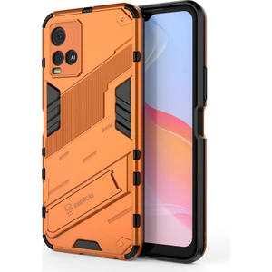 Shin-Wo Vivo Y21S Kılıf Sert Kickstand Darbeye Dayanıklı Telefon Kılıfı (Yurt Dışından)