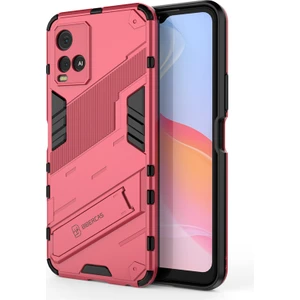 Shin-Wo Vivo Y21S Kılıf Sert Kickstand Darbeye Dayanıklı Telefon Kılıfı (Yurt Dışından)