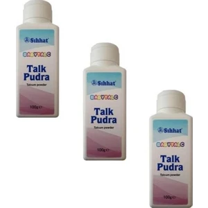 Babytalc Talk Pudra Bebek Pudrası 100 gr 3 Adet