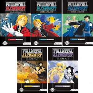 Fullmetal Alchemist 1-2-3-4-5. Ciltler Manga Seti - Hiromu Arakawa