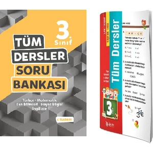 Tudem Yayınları 3. Sınıf Tüm Dersler Soru Bankası + Tüm Dersler Yaprak Test