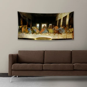 Leonardo Da Vinci Son Akşam Yemeği Duvar Örtüsü Halısı (70 x 150 Cm)