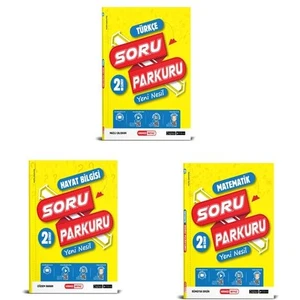 Kırmızı Beyaz Yayınlar 2.Sınıf Yeni Nesil Soru Parkuru Seti 3 Kitap