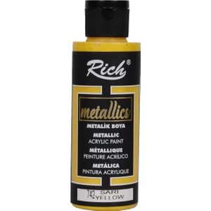 Metalik Akrilik Boya 120 ml Sarı
