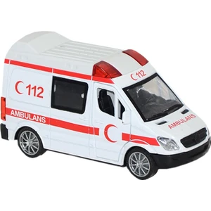 588A 8112 Vardem, Sesli Işıklı Çek Bırak Ambulans 1:30