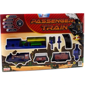 Uj Toys 26 Parçalı Pilli Tren Seti Mavi