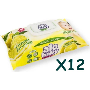 Alo Baby Islak Havlu 90'lı x 12