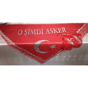 By Ayanoglu Asker Örtüsü 2 Adet Kına Eldiveni ile