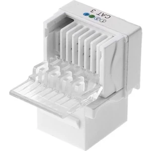 Sıva Altı  Rj 11/ RJ12 ( Cat.3 ) Jack 4p 4c Konnektör Keystone