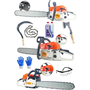 Lieber German GX-59T 2.1 Hp 52 cc Magnezyum Karter Tam Profesyonel Benzinli Odun Ağaç Kesim Bıçkı Motoru