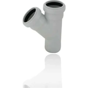 Y Çatal Tek Çatal Pvc Pis Su Boru 50X50 1 Adet